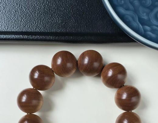 【青山特惠】2.0*12颗沉水级黑肉印度迈索尔正区老山檀手串 L10 商品图3