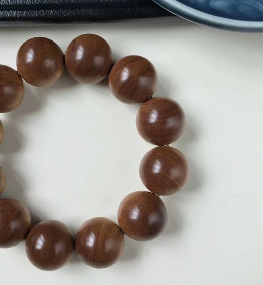 【青山特惠】2.0*12颗沉水级黑肉印度迈索尔正区老山檀手串 L10 商品图2