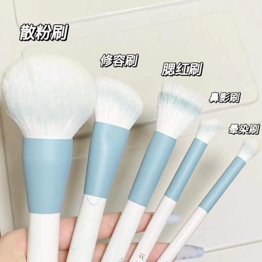 12支柔软晴空化妆刷套装软毛点彩刷高光刷散粉刷女便携式初学者散粉眼影刷美妆工具 商品图3