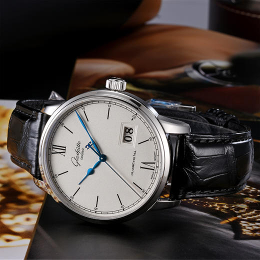 格拉苏蒂原创 （Glashütte Original）参议院系列男表 1-36-03-01-02-50（折叠扣 短款） 商品图1