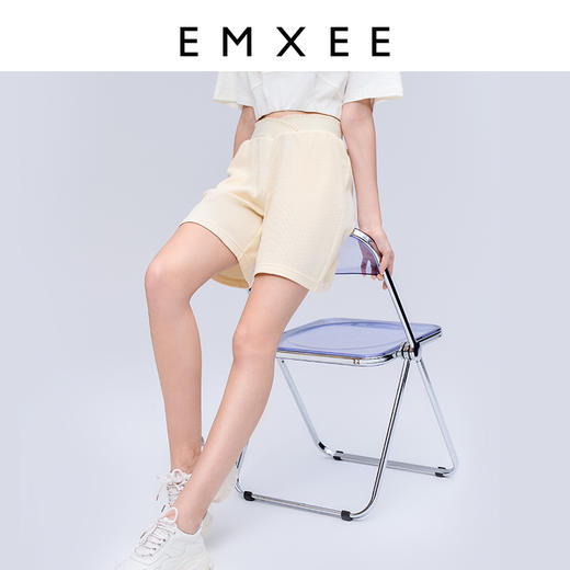 【孕妇时装】嫚熙孕妇短裤夏季外穿华夫格薄款休闲显瘦托腹女怀孕期专用裤子 商品图0