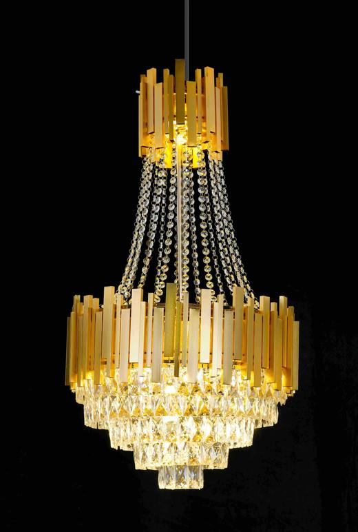 铁艺水晶吊灯B款（运费自理） 商品图0