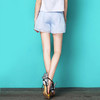 欧芮儿2015夏季新款休闲大码短裤女夏宽松热裤高腰显瘦阔腿裤女春 商品缩略图0