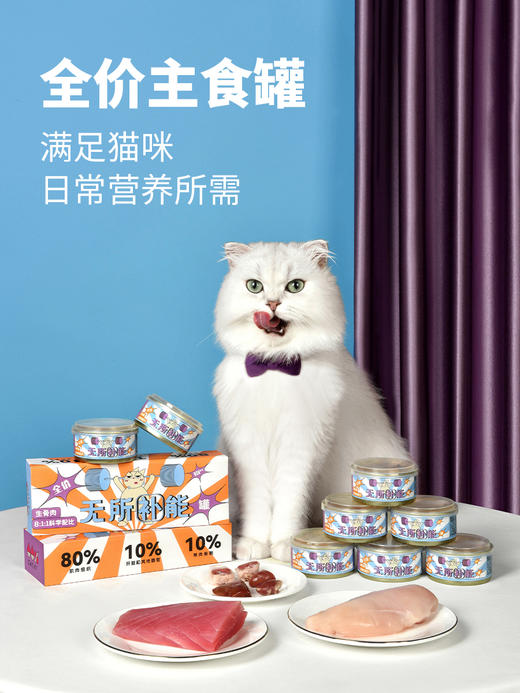 CATLET 12罐 生骨肉猫罐头全猫期主食罐 全价营养无所补能 商品图3