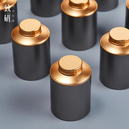 通用岩茶迷你茶叶罐小号便携式随身一泡罐绿茶旅行茶叶盒空盒定制 商品图2