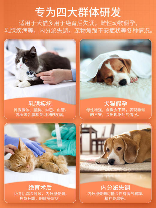 蓝特斯衡宝狗狗调节调理激素平衡宠物内分泌失衡猫咪假孕缓解焦虑 商品图1