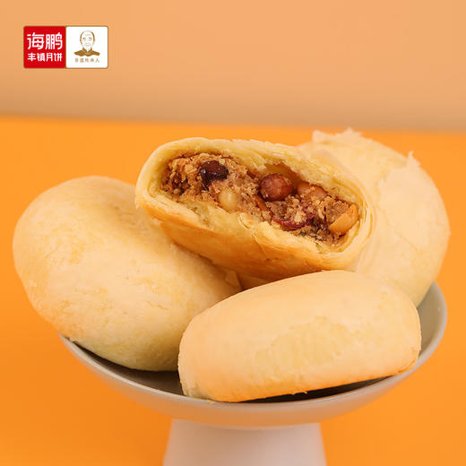 海鹏丰镇牛奶酥月饼月饼散装60g*5枚 商品图4