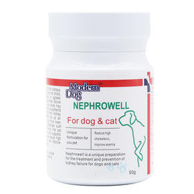 摩登狗肾康粉/肾透犬猫尿素氨升高/肾衰停/狗狗慢性肾衰竭宠物降磷