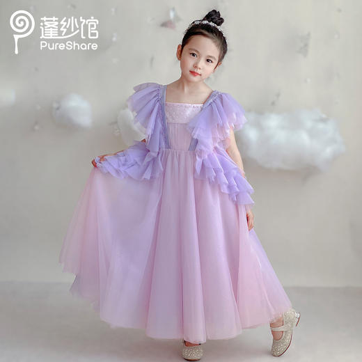 PureShare春夏新女童连衣裙气质公主裙演出时装周走秀款——织霞公主裙 商品图4