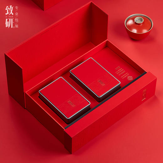 如初新款高档铁观音茶叶盒铁盒通用岩茶摆泡正山小种茶叶礼盒空盒 商品图1