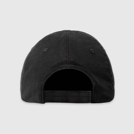 BALENCIAGA 巴黎世家 男士棉质 3B 运动徽标刺绣棒球帽 黑色 697749 410B2 1074 商品图2
