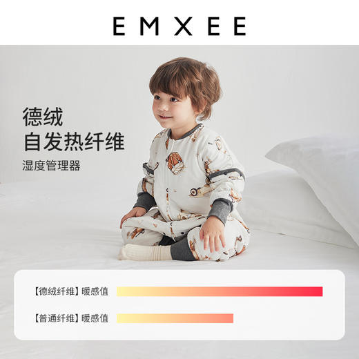 【宝宝安睡】嫚熙婴儿睡袋儿童防踢被恒温防踢被神器春秋款宝宝睡袋 商品图1