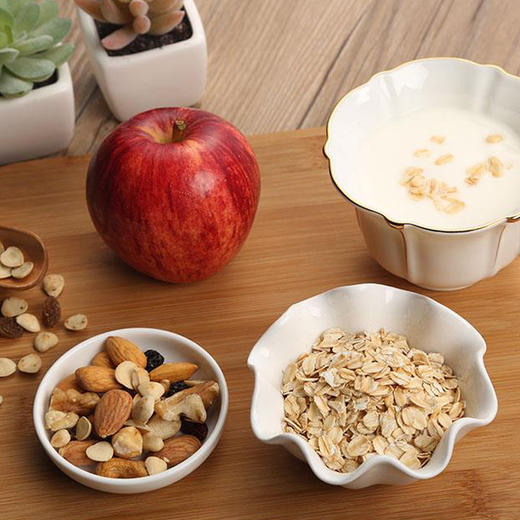 【阴山优麦·有机纯燕麦片】有机燕麦片1kg/罐   零添加 即食冲饮 商品图1