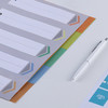 齐心 IX901 易分类 五色索引纸 A4 11孔 PP 商品缩略图4