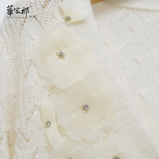 【華家那】100%山羊绒V领开衫B01-006 商品图4