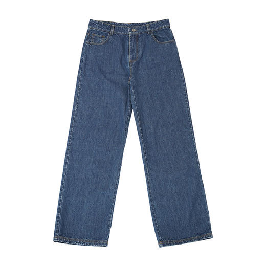 CryingCenter 复古湛蓝直筒利落牛仔裤 显瘦神裤 哭喊中心 商品图3