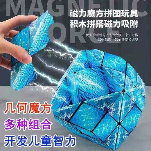 【春艺】3d磁力魔方立体几何空间百变磁性思维训练儿童益智解压魔方玩具 商品图1