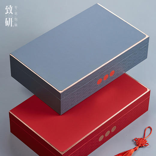 小精致高档茶叶盒铁盒一斤装通用红茶绿茶正山小种茶叶礼盒装空盒 商品图3