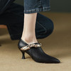 尖头细跟，丝带深口女鞋 DB-M5359 商品缩略图2