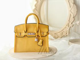 女士款 Hermes爱马仕包包 复古黄色手提袋 奢侈品 立体包包 高端 手工翻糖蛋糕（需要提前2-3天预约下单，详情可以咨询客服）