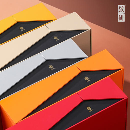 国庆自在12泡茶叶盒高档岩茶红茶通用茶叶礼盒装空盒UV定制二两茶盒 商品图3