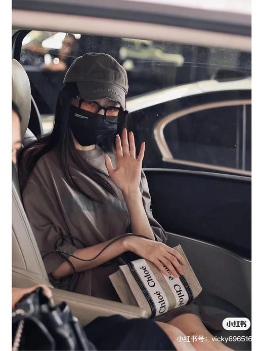 Chloe.woody mini托特-藏青 商品图1