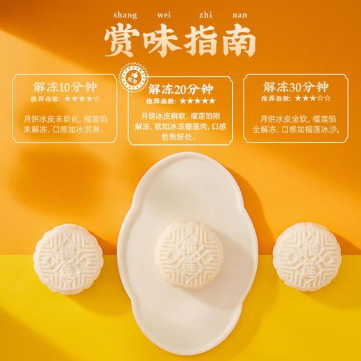 【已下架】积分换购 | 榴芒一刻 榴莲冰皮月饼礼盒装600g[福利品] 商品图6