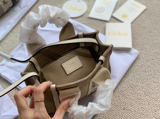 Chloe.woody mini托特 -白色 商品图7