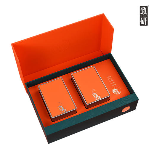 中秋高端正山小种茶叶盒铁盒通用定制铁观音半斤茶叶礼盒装空盒子 商品图4