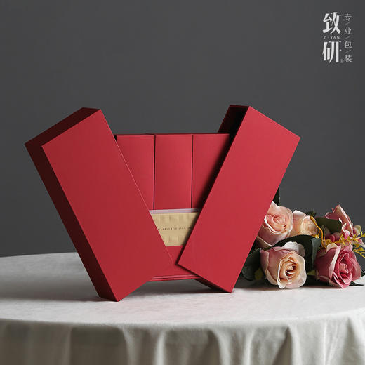 创意高档茶叶盒伴手礼六泡茶盒通用一两岩茶大红袍茶叶包装空礼盒 商品图2