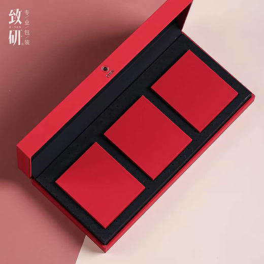 高档茶叶包装礼盒空盒通用创意宽版一二两岩茶肉桂茶叶盒礼盒定制 商品图1