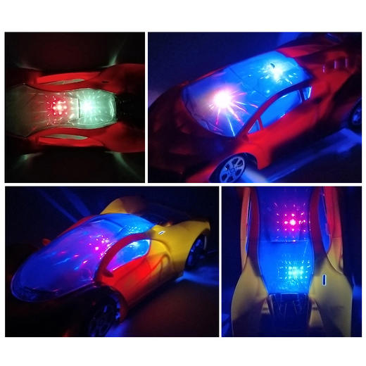 【超酷超帅的跑车】儿童玩具礼品赠品大号二通电动遥控车灯光玩具夜市地摊玩具车赛车 商品图1