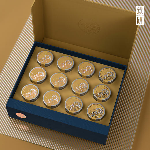 春节茶叶礼盒高档12泡小罐茶空盒子通用绿茶正山小种金骏眉茶叶盒 商品图1