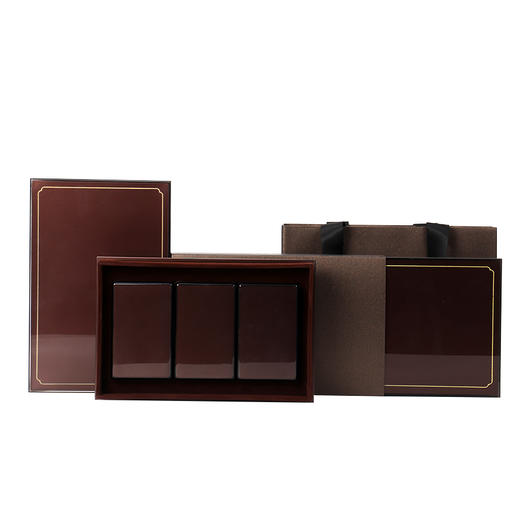 红茶茶叶包装盒高档亚克力通用茶叶盒 岩茶大红袍6泡装空礼盒定制 商品图4