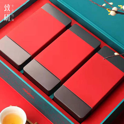 吉祥复古铁观音茶叶盒铁盒定制通用红茶散茶一斤装茶叶包装盒空盒 商品图2