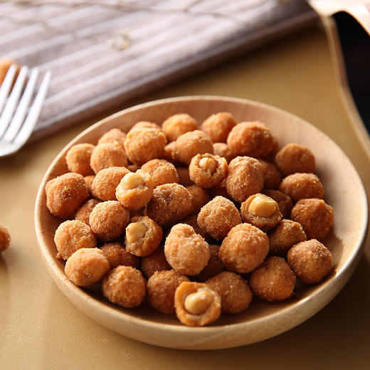 味滋源 多味花生 120g 3袋 休闲零食 鱼皮花生 商品图3