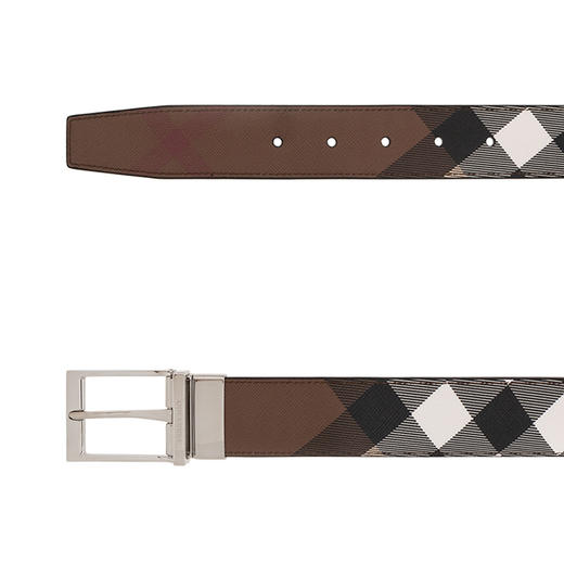 BURBERRY 巴宝莉 男士小牛皮 Louis 格纹路易斯腰带 格子 8053316 A8900 商品图2