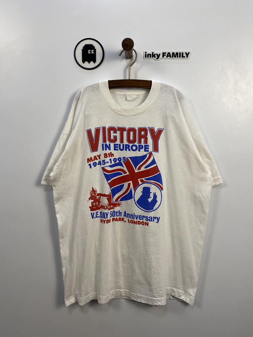 90年代 Vintage VICTORY IN EUROPE 短袖T恤 _PST(XL) 商品图1