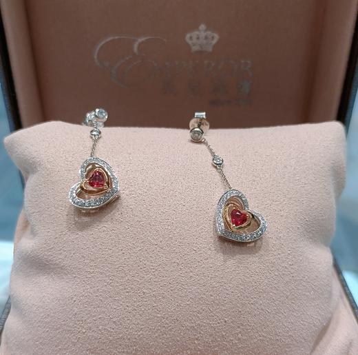 2楼英皇珠宝18k金红宝石耳环吊牌价17888秒杀价¥11588 商品图0