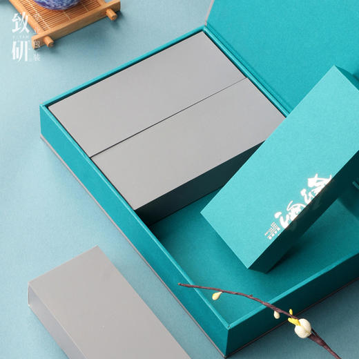 春节伴手礼小号茶叶盒通用岩茶肉桂大红袍一二两品鉴装茶叶礼盒装空盒 商品图1