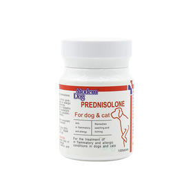 摩登狗泼尼松龙片P5狗狗抗炎症风湿关节炎过敏皮炎5mg/100粒