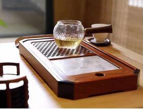 云石缅花干泡台（不含茶具）