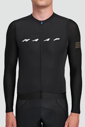 MAAP 男士 Evade Pro Base LS Jersey Black 长袖骑行服