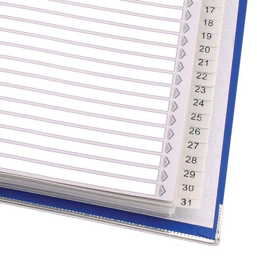 齐心 IX899 易分类 月度索引纸 A4 31页1-31 11孔 PP 商品图3