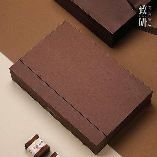高档茶叶包装盒通用半斤摆泡大红袍岩茶空礼盒定制红茶礼盒装空盒 商品图3