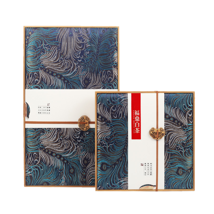 定制高档福鼎白茶通用357g普洱茶饼盒收纳盒竹制茶叶包装盒空礼盒