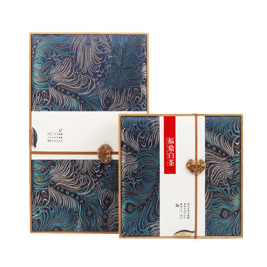 定制高档福鼎白茶通用357g普洱茶饼盒收纳盒竹制茶叶包装盒空礼盒 商品图0