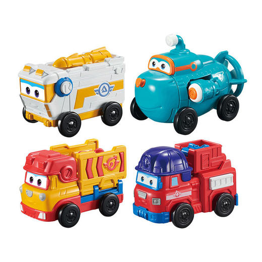 奥迪超级飞侠趣味车四只装740192 商品图1