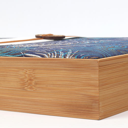 定制高档福鼎白茶通用357g普洱茶饼盒收纳盒竹制茶叶包装盒空礼盒 商品图2