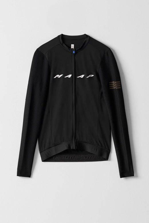 MAAP 男士 Evade Pro Base LS Jersey Black 长袖骑行服 商品图1